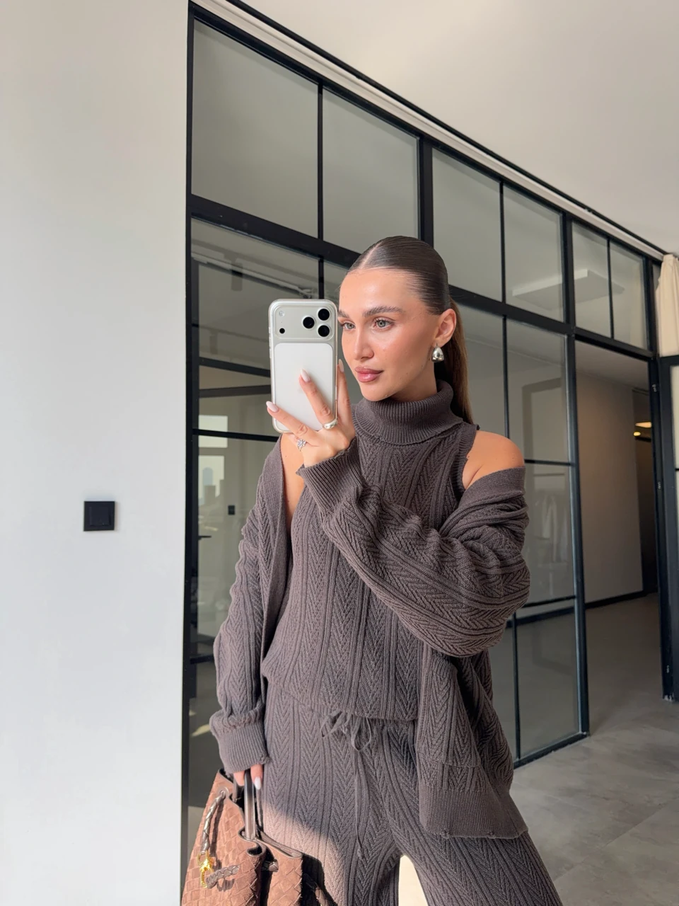 BOĞAZLI DESENLİ 3'LÜ VİZON TRİKO TAKIM