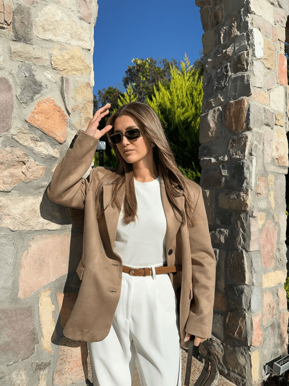 PREMİUM VİZON SÜET BLAZER CEKET