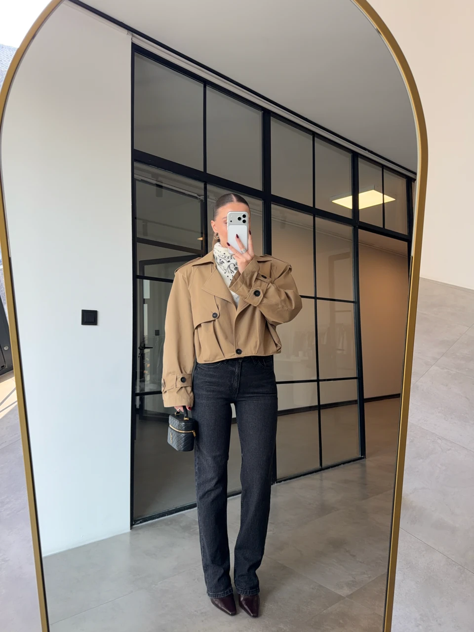 VATKALI CAMEL BALON TRENÇKOT