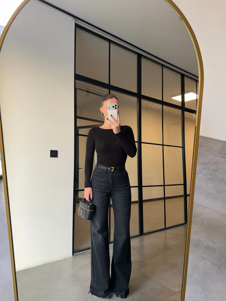 WİDE LEG FÜME LİKRALI JEAN