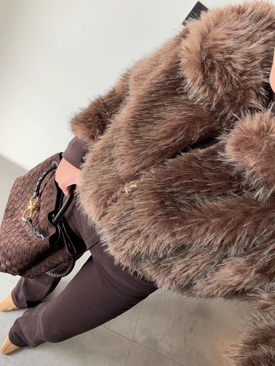 KIRÇILLI CROP KÜRK