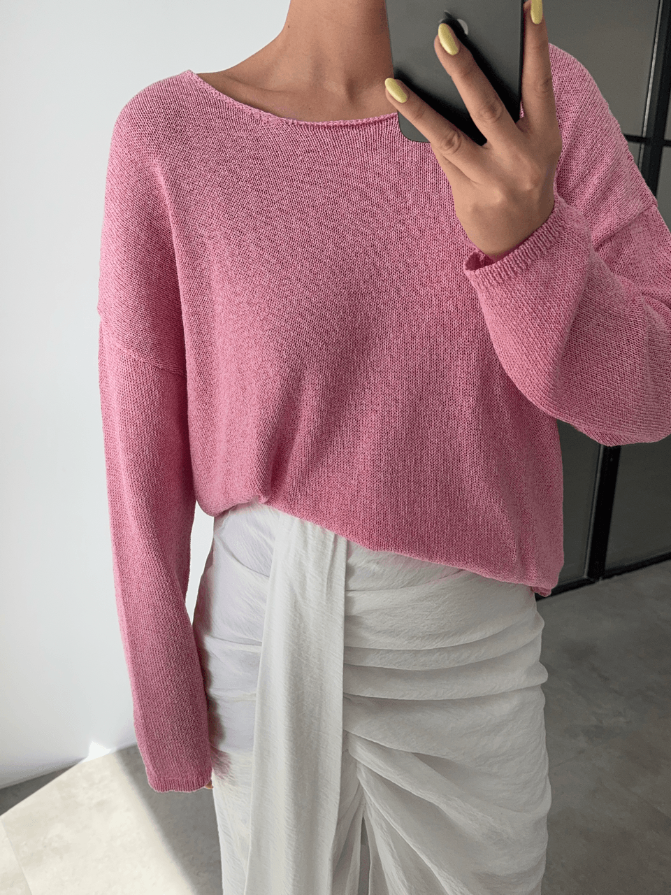 PEMBE MERSERİZE TRİKO