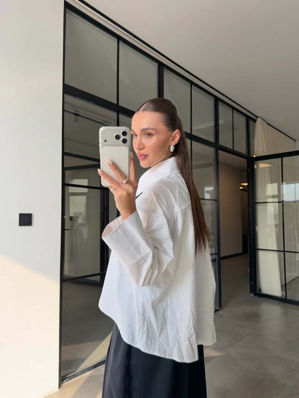 REGLAN POPLİN GÖMLEK