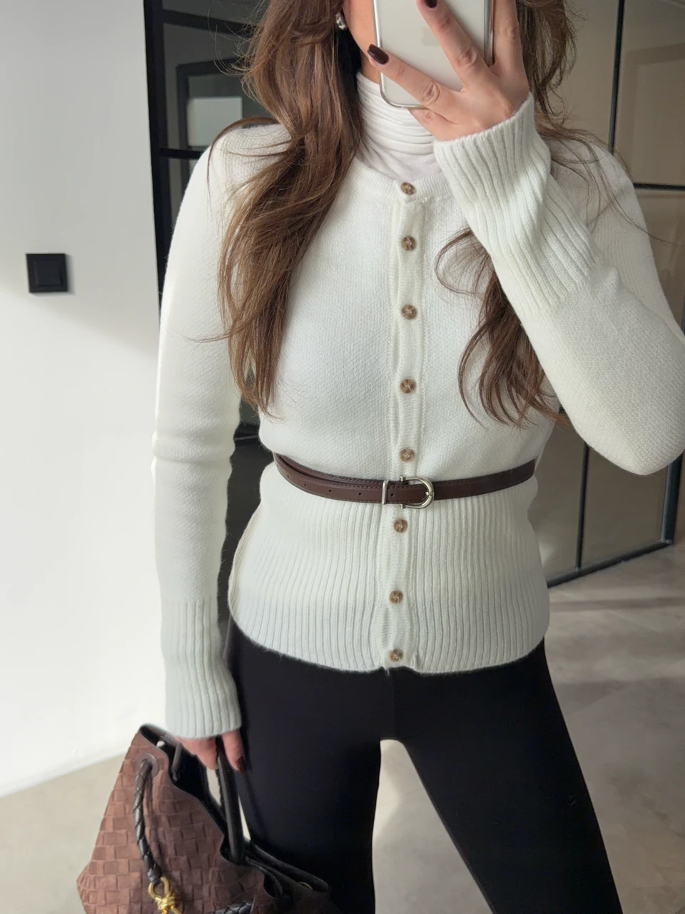 KEMERLİ DÜĞMELİ TRİKO KAZAK