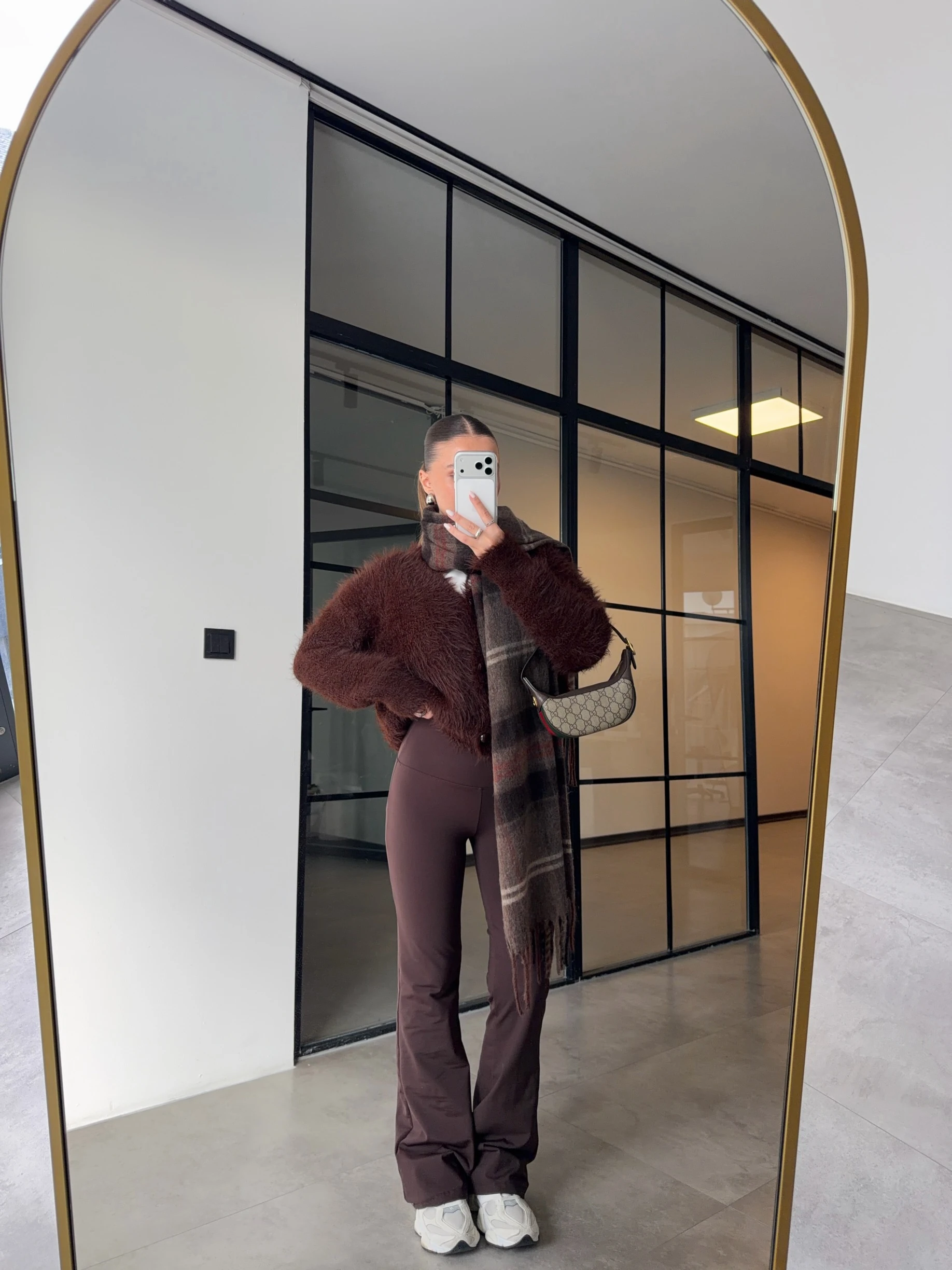 İSPANYOL PAÇA KAHVERENGİ TAYT