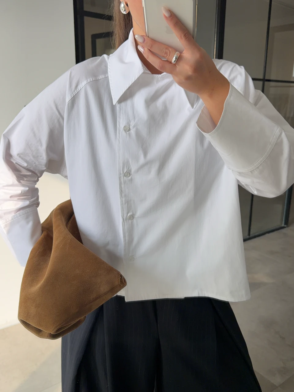 REGLAN POPLİN GÖMLEK