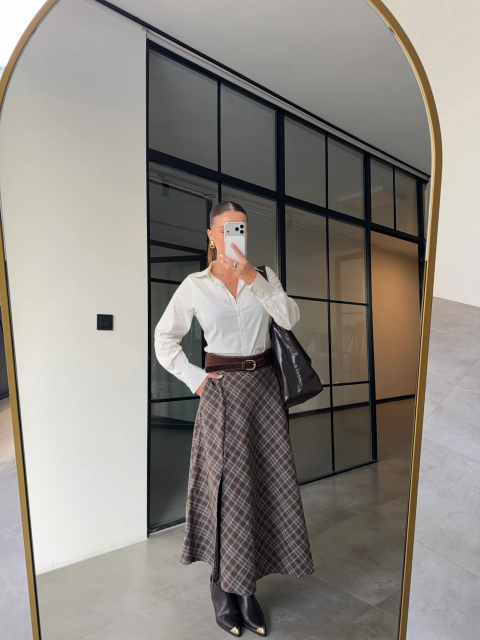 SLİM FİT BASİC EKRU GÖMLEK