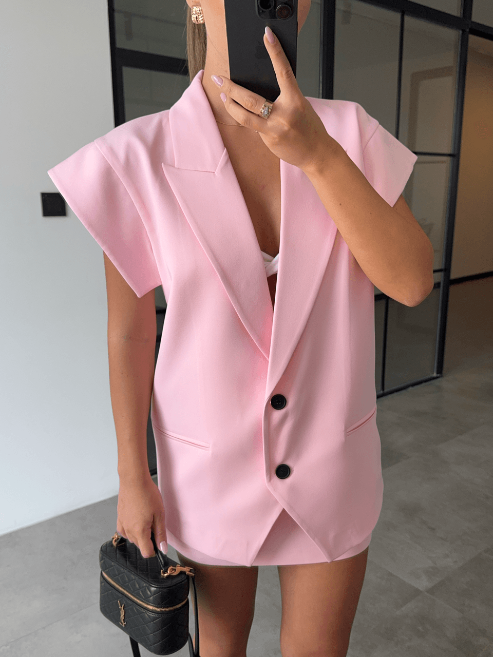 TASARIM YELEK ETEK PEMBE TAKIM(ÖN SİPARİŞ ÜRÜNÜDÜR TAHMİNİ KARGOYA TESLİM TARİHİ 28 HAZİRAN)