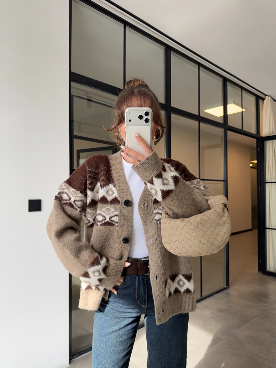 DESENLİ ŞARDONLU HIRKA