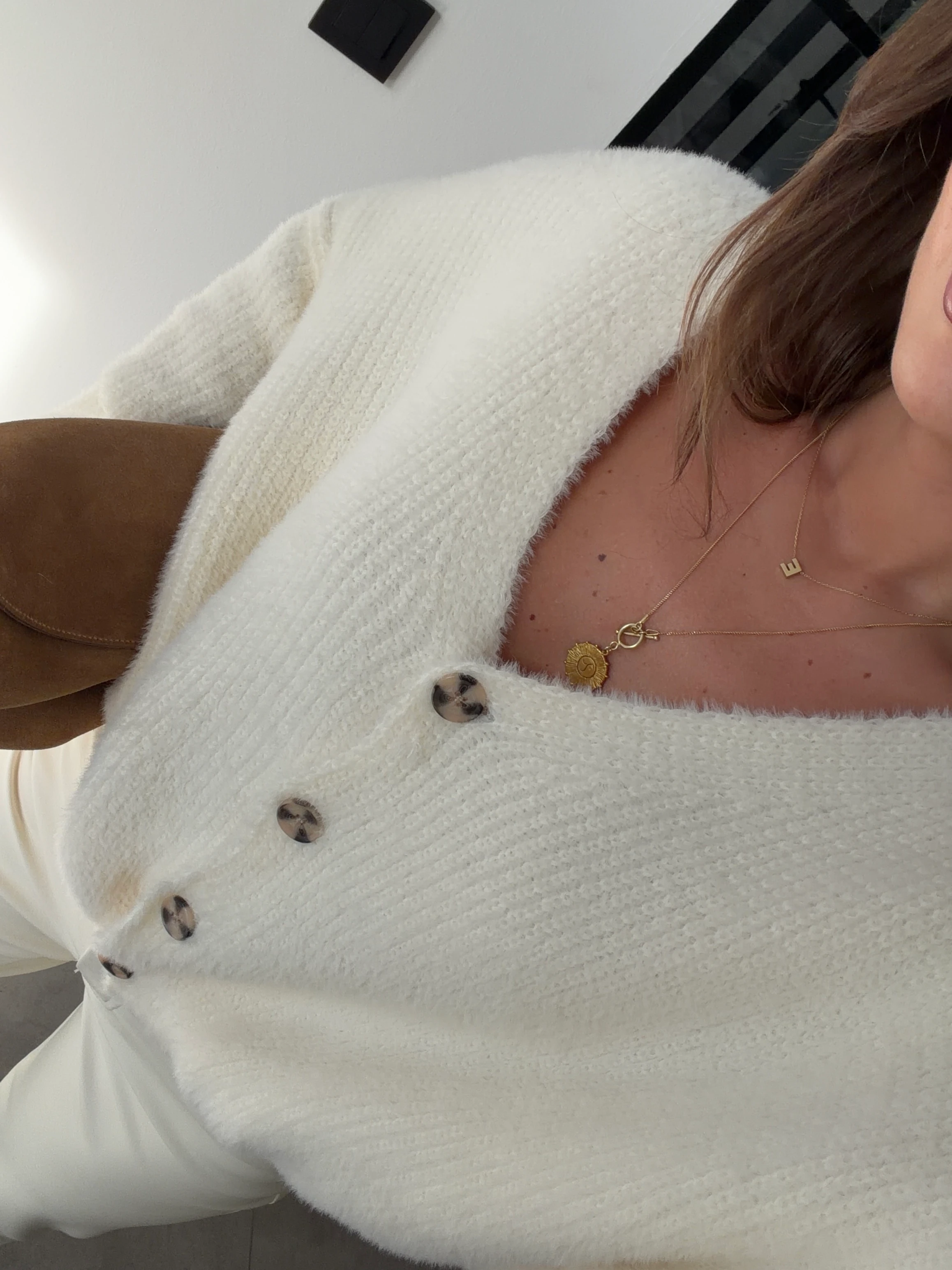 YUMOŞ DOKULU BALON KOL EKRU HIRKA