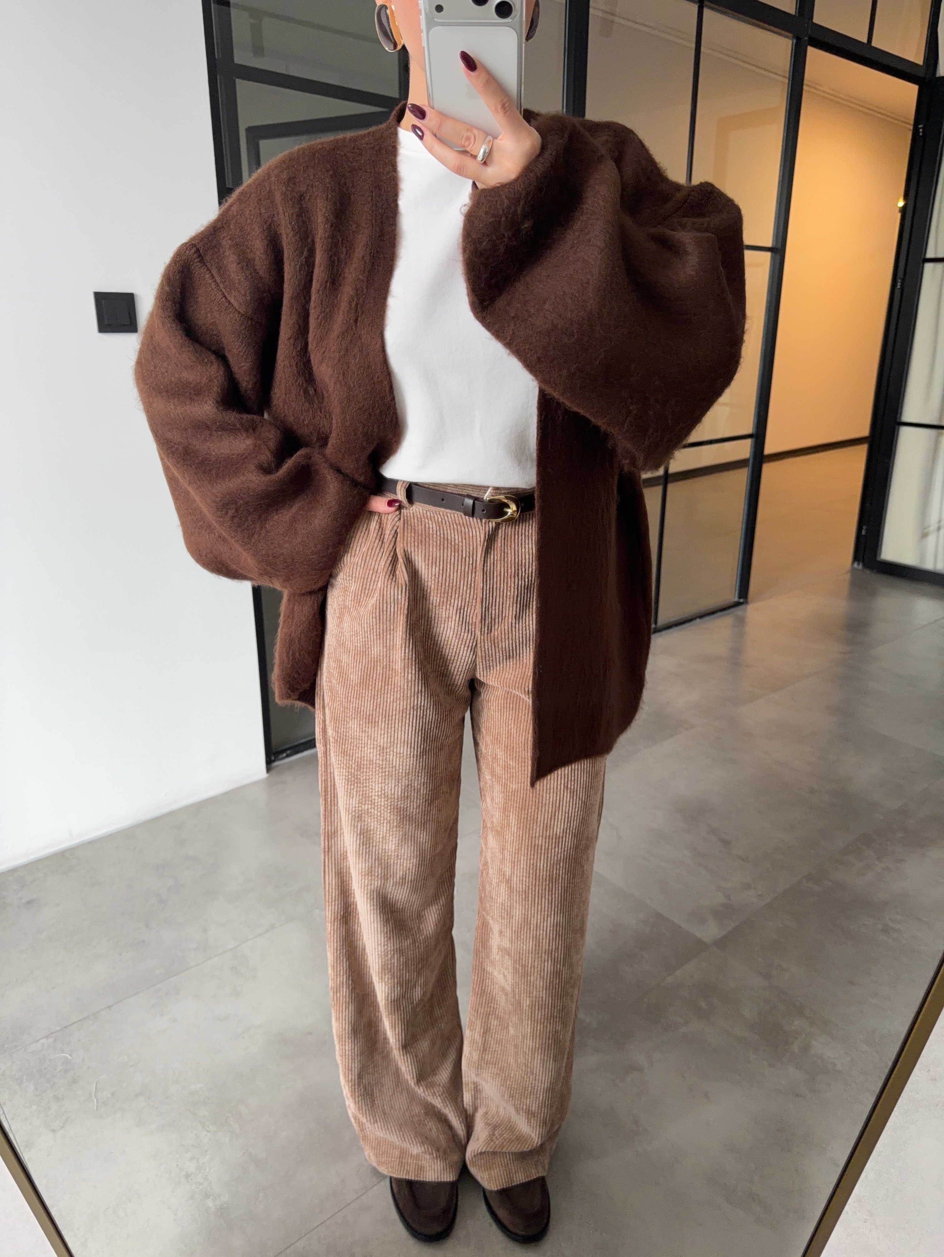 KEMERLİ KADİFE PANTOLON