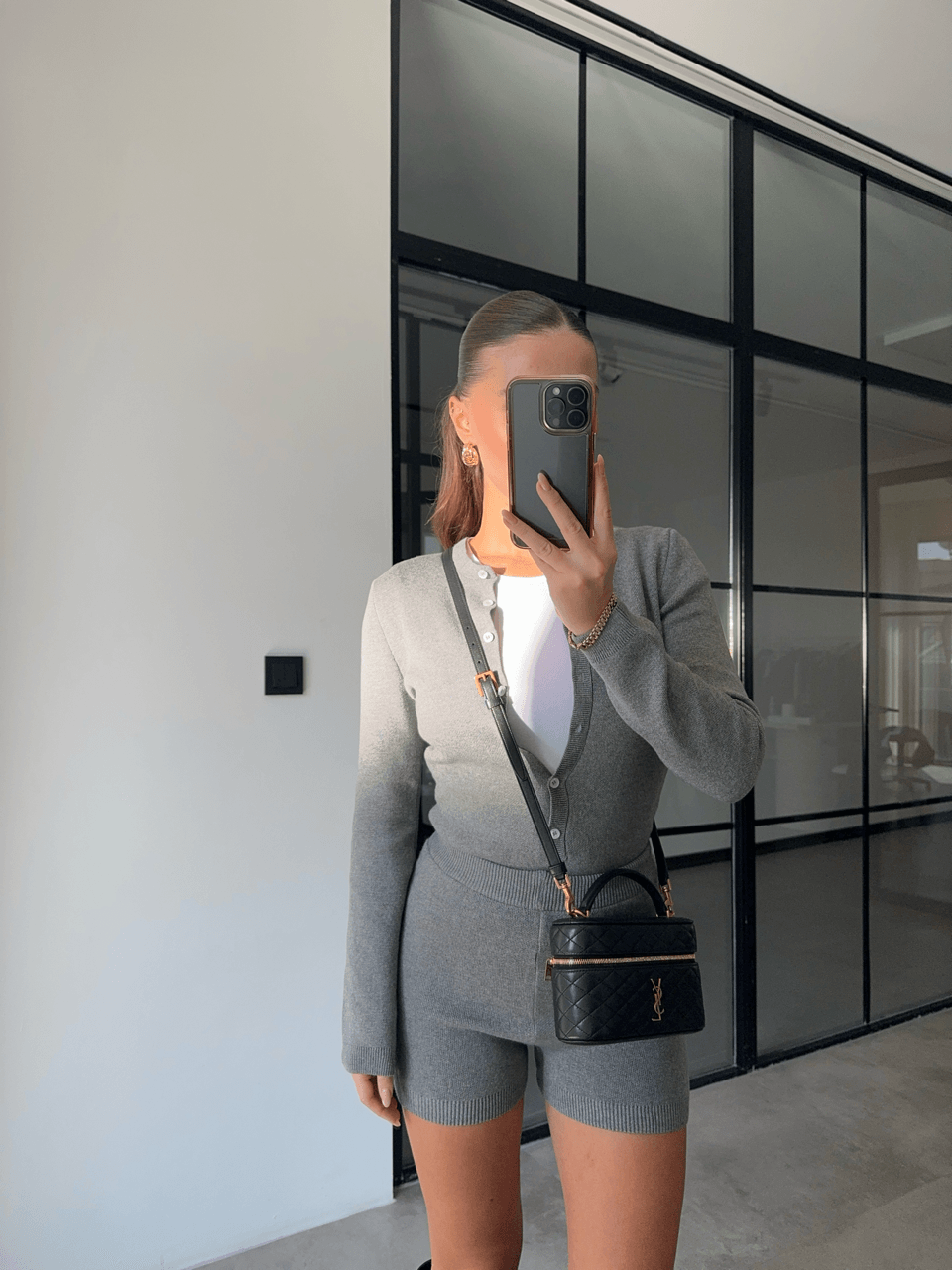 BODYSUİT HIRKA ŞORT GRİ TRİKO TAKIM