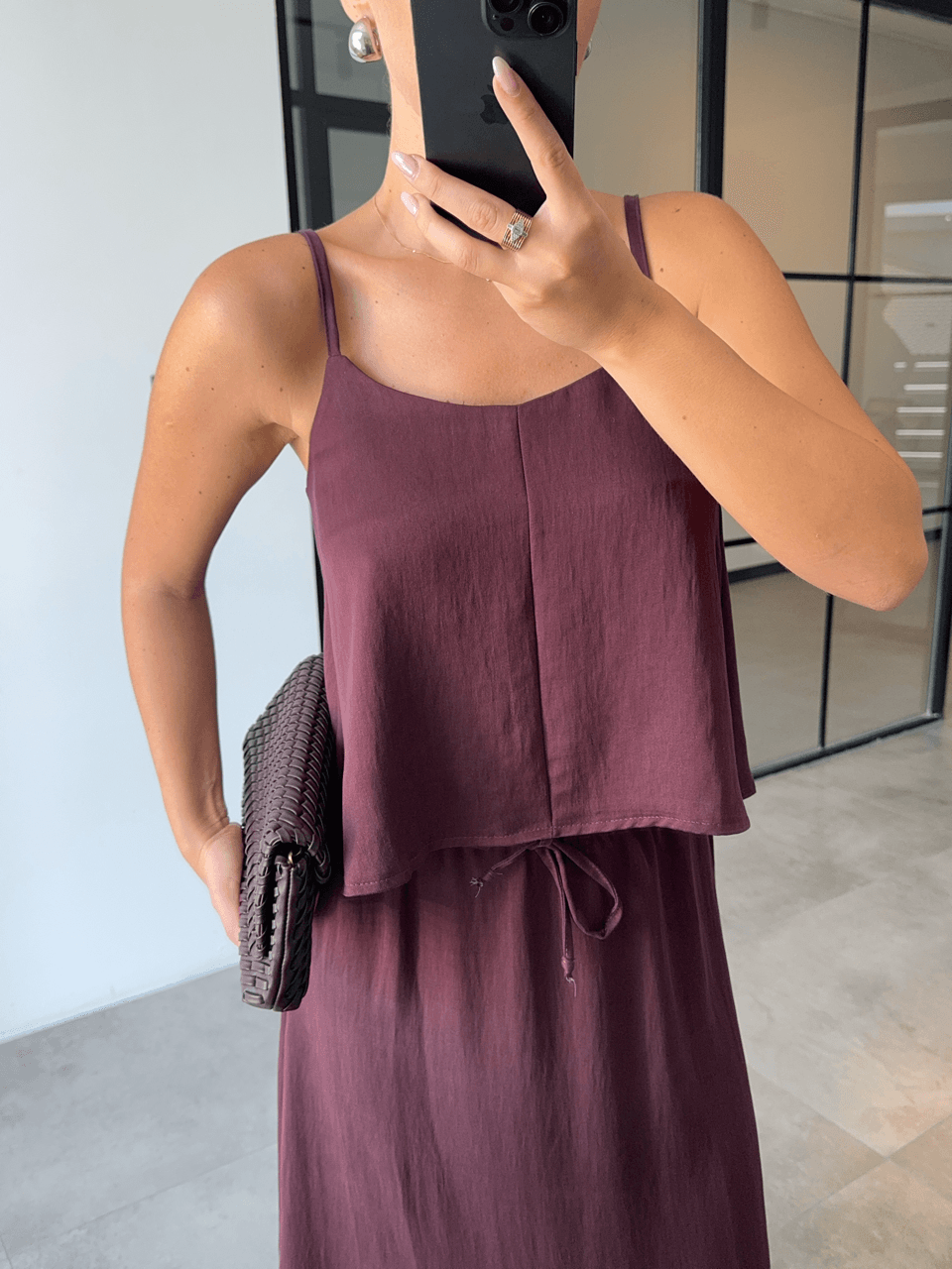 ASKILI BLUZ ETEK BORDO TAKIM