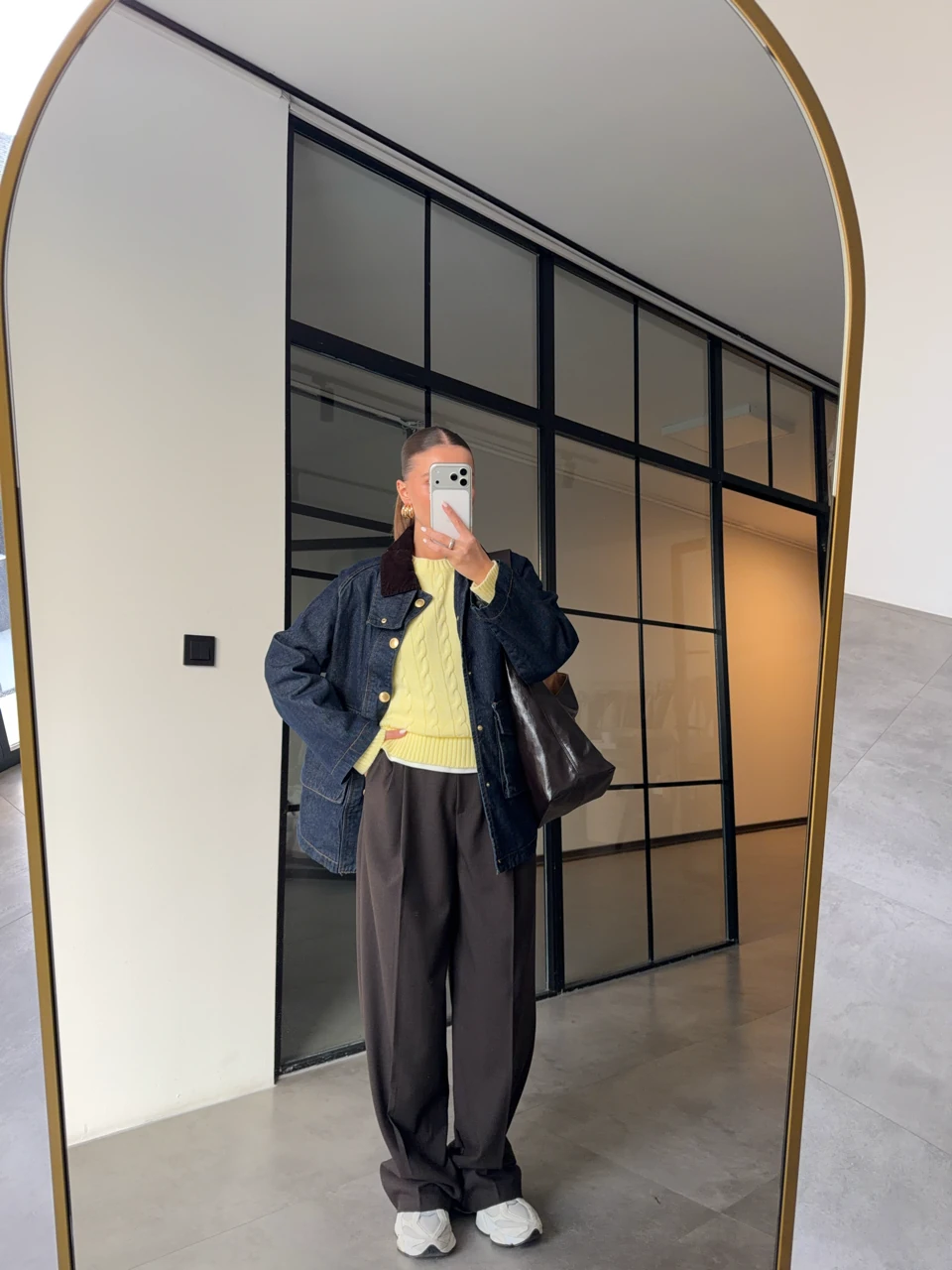 KADİFE YAKALI EKOSE ASTARLI DENİM CEKET