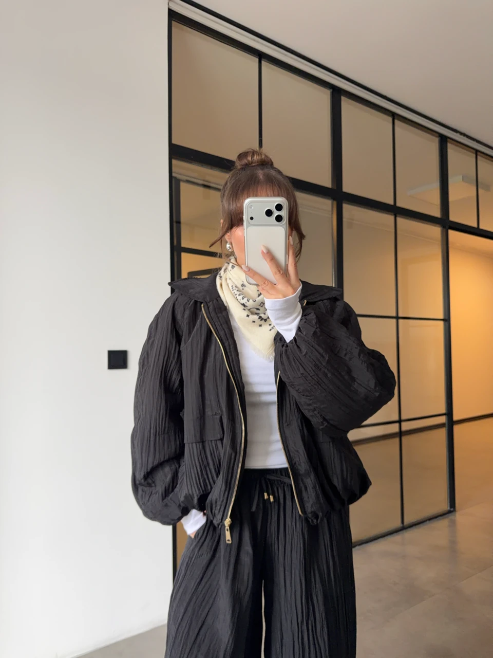 ŞİŞME MONT PAÇA DÜĞMELİ PANTOLON TAKIM