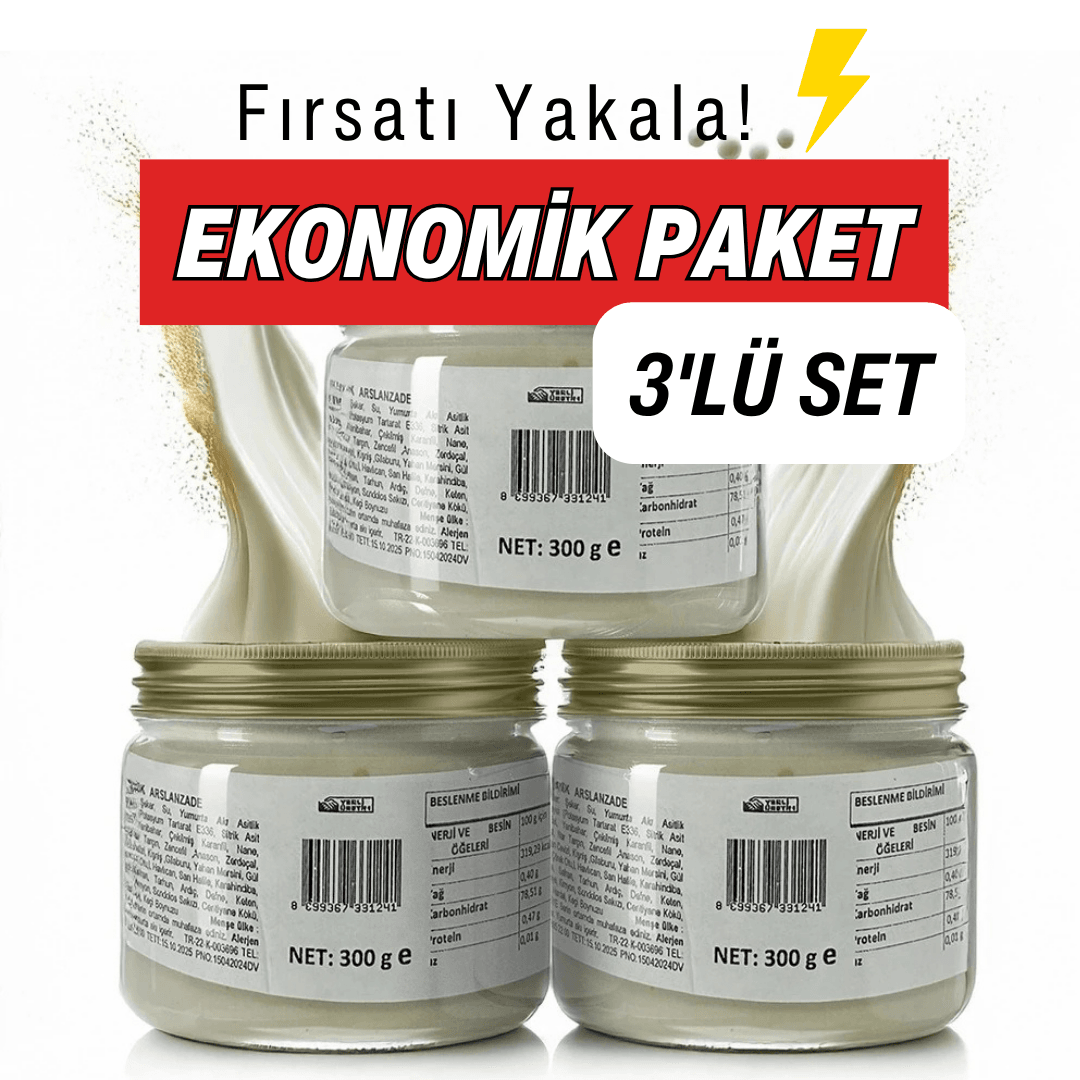 Deva-i Misk Helvası 3x300 g (Kavanoz)