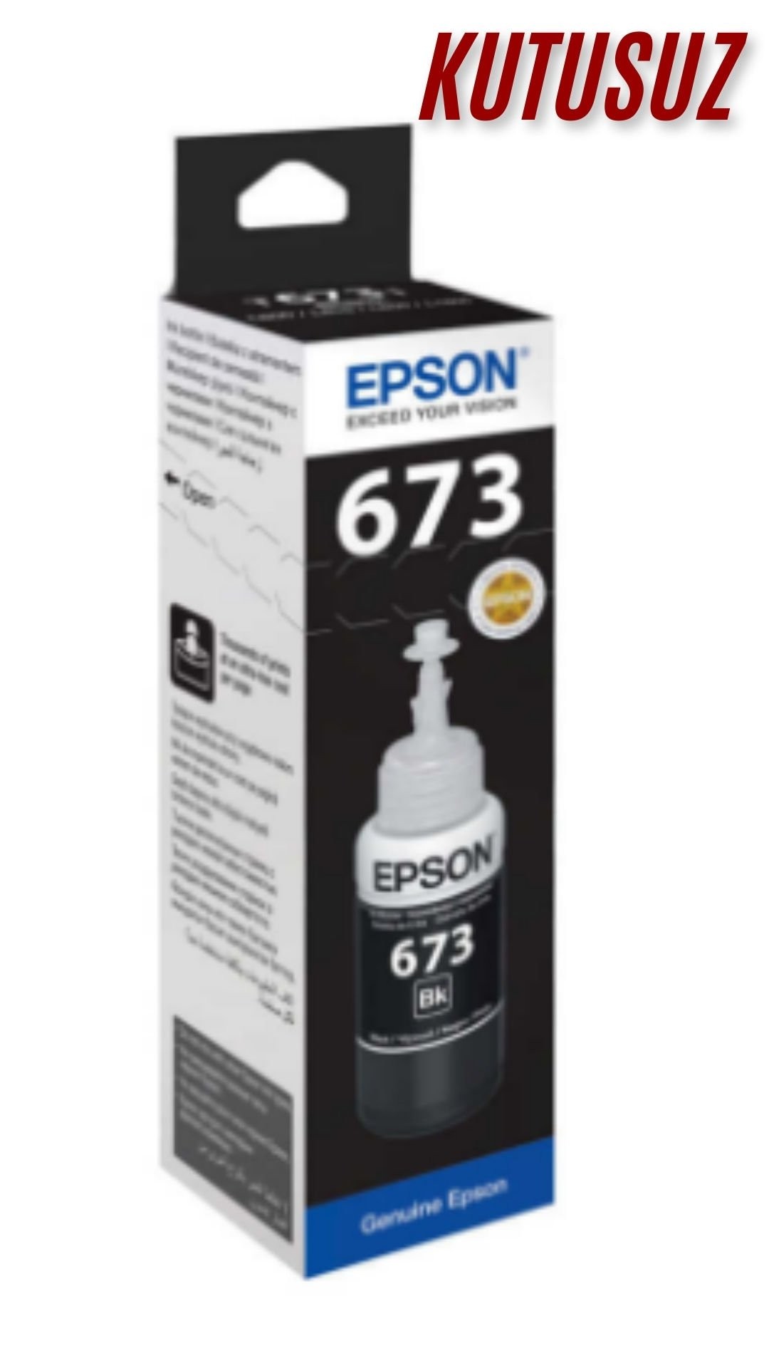 Epson T6731-C13T67314A Siyah Orijinal Mürekkep Kartuş KUTUSUZ