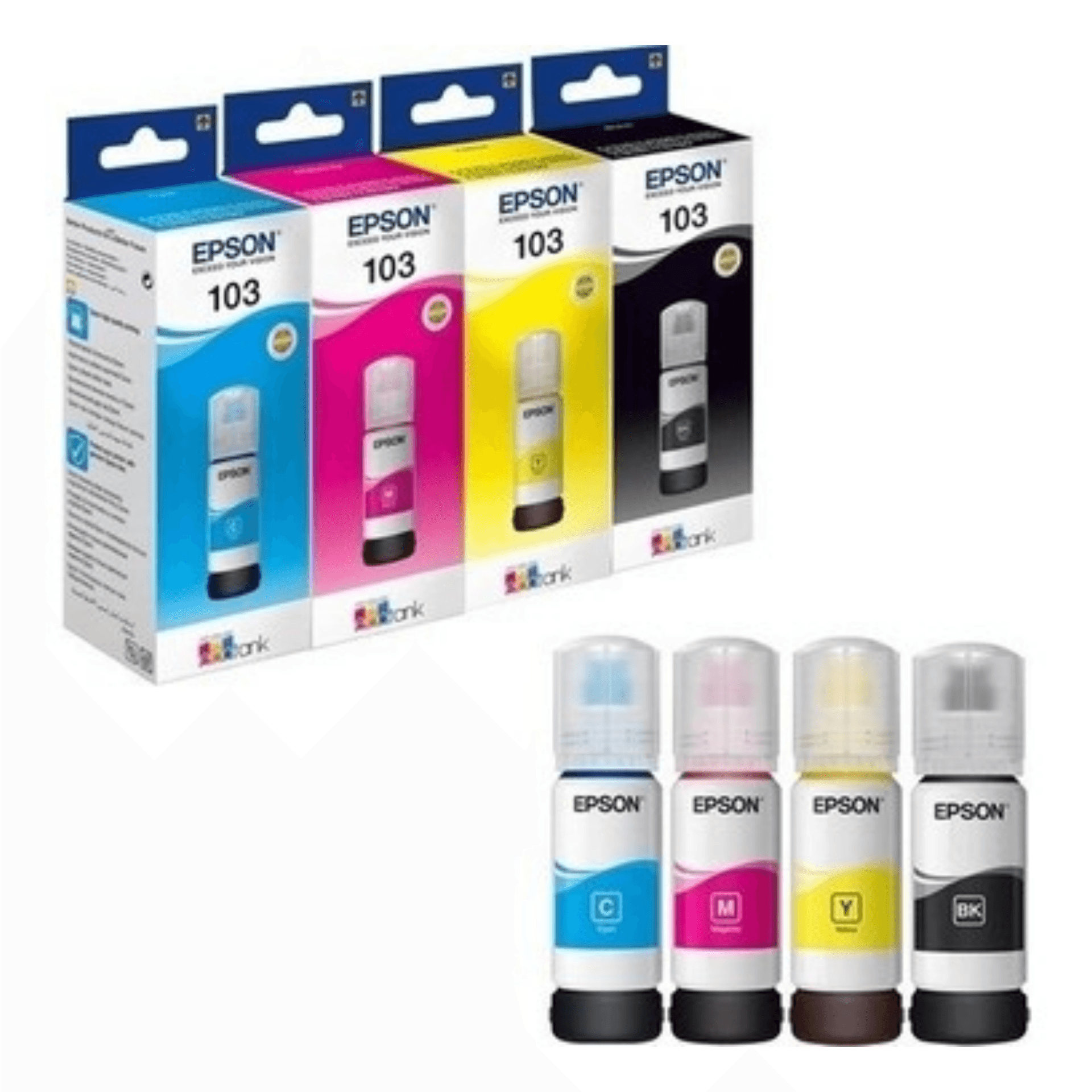 Epson 103 4 Renkli Set Kartuş Mürekkep CMYB