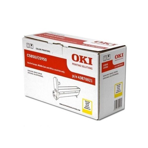 OKI 43870021 Sarı Yellow Orjinal Drum Ünitesi C5850 / C5950