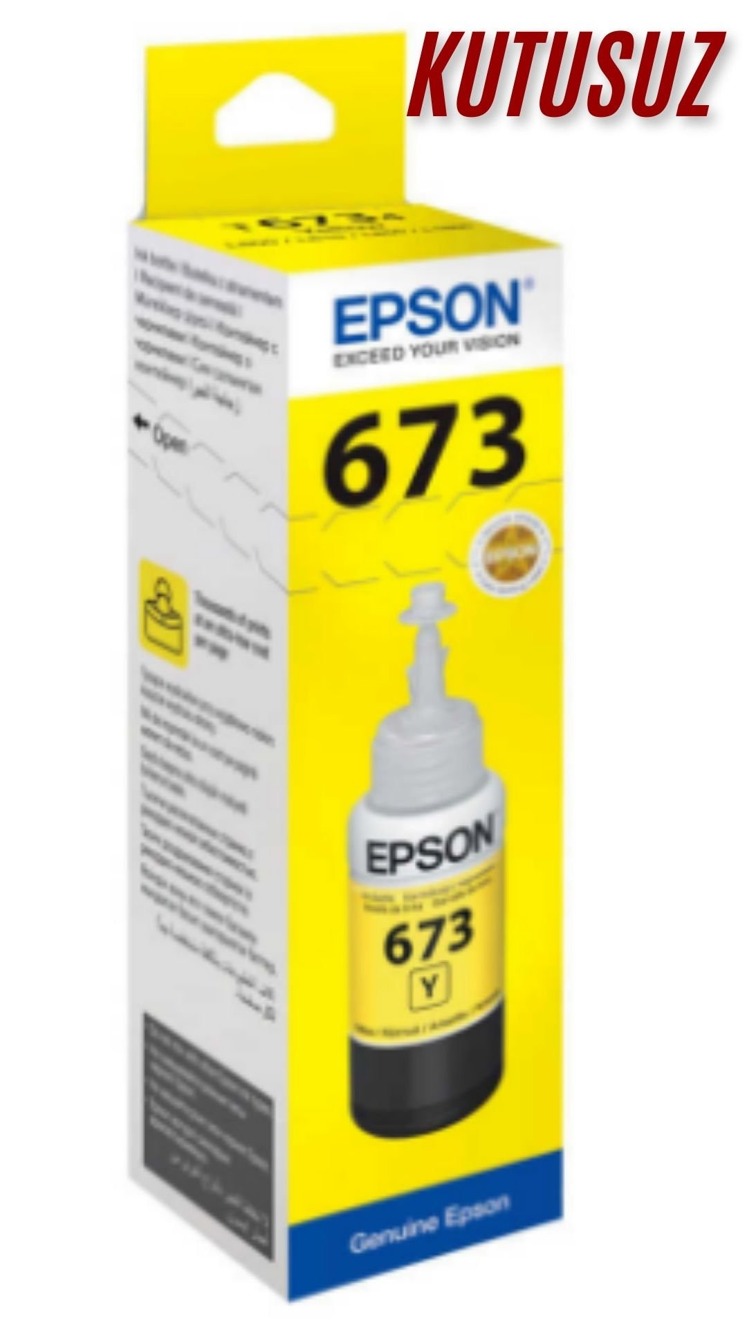 Epson T6734-C13T67344A Sarı Mürekkep Kartuş KUTUSUZ