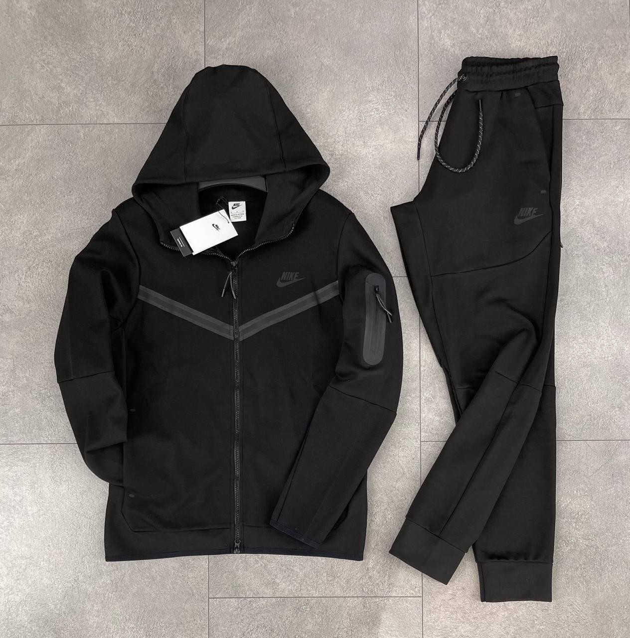 Nike Tech Fleece Black TRACKSUİT