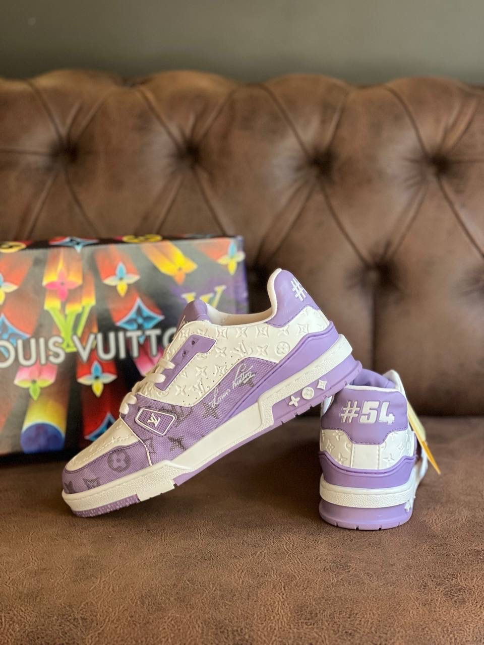 LOUİS VUİTTON Trainer Sneaker PURPLE