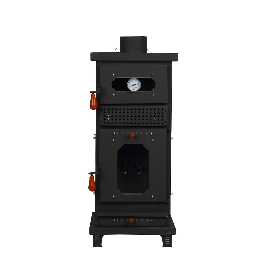 Manuel Fanlı Fırınlı 3 Camlı Pelet Soba