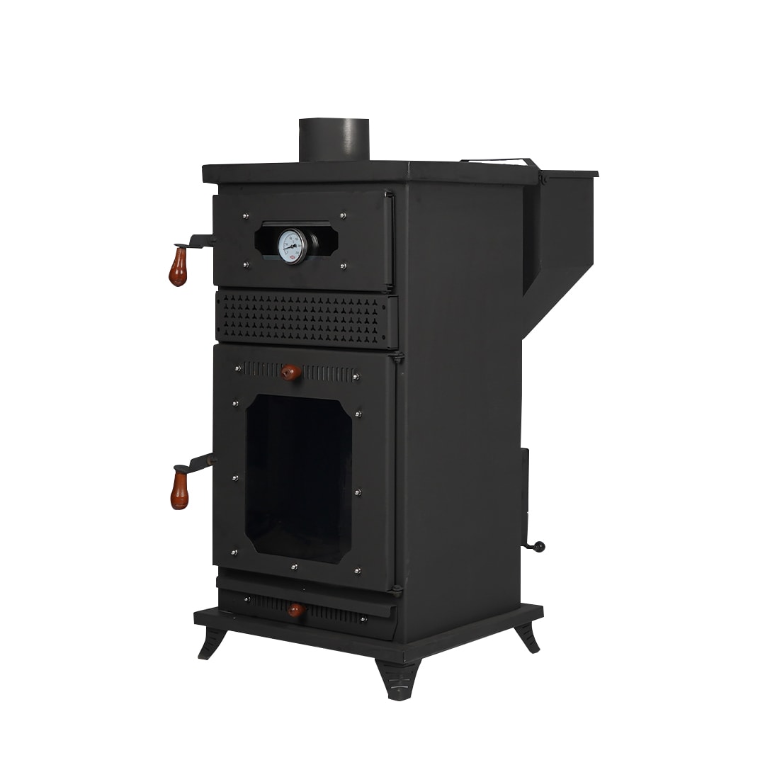 Manuel Fanlı Fırınlı Odunlu Pelet Soba