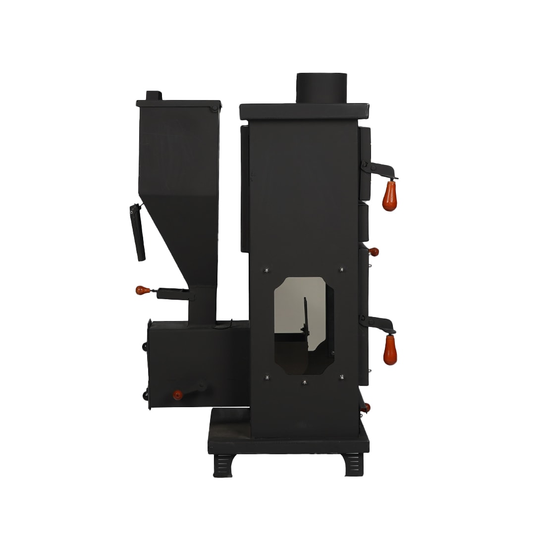 Manuel Fanlı Fırınlı 3 Camlı Pelet Soba