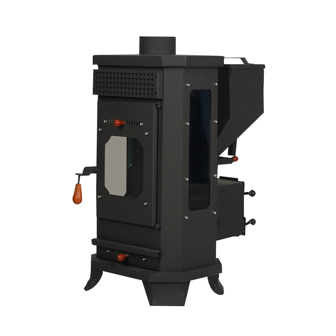 Manuel Fanlı Şömine Tipi Pelet Soba