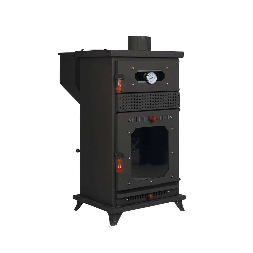 Manuel Fanlı Fırınlı Odunlu Pelet Soba