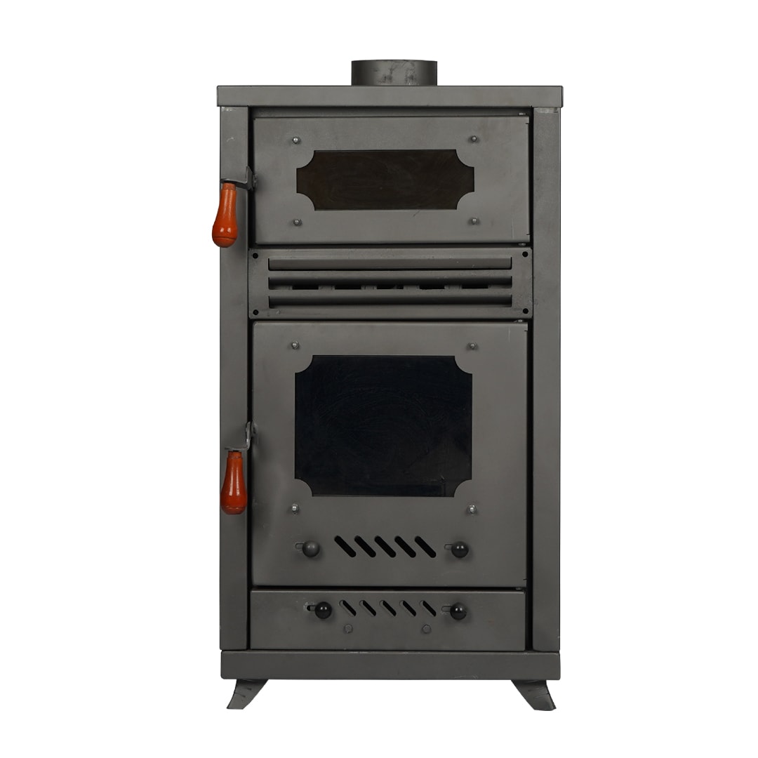 Manuel Fanlı Fırınlı Odunlu Pelet Soba