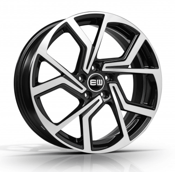 Elit Wheels EW09 Cyclone 7.5X18 5X100 ET50 57.6 Black Polish