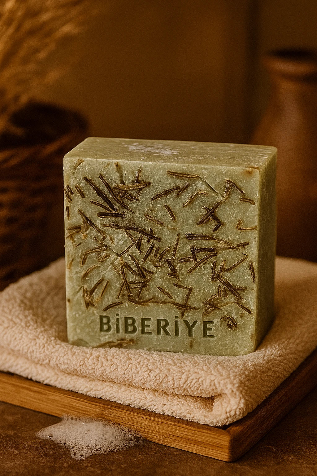 Biberiye Sabunu – Arındırıcı ve Ferahlatıcı Bitkisel Sabun