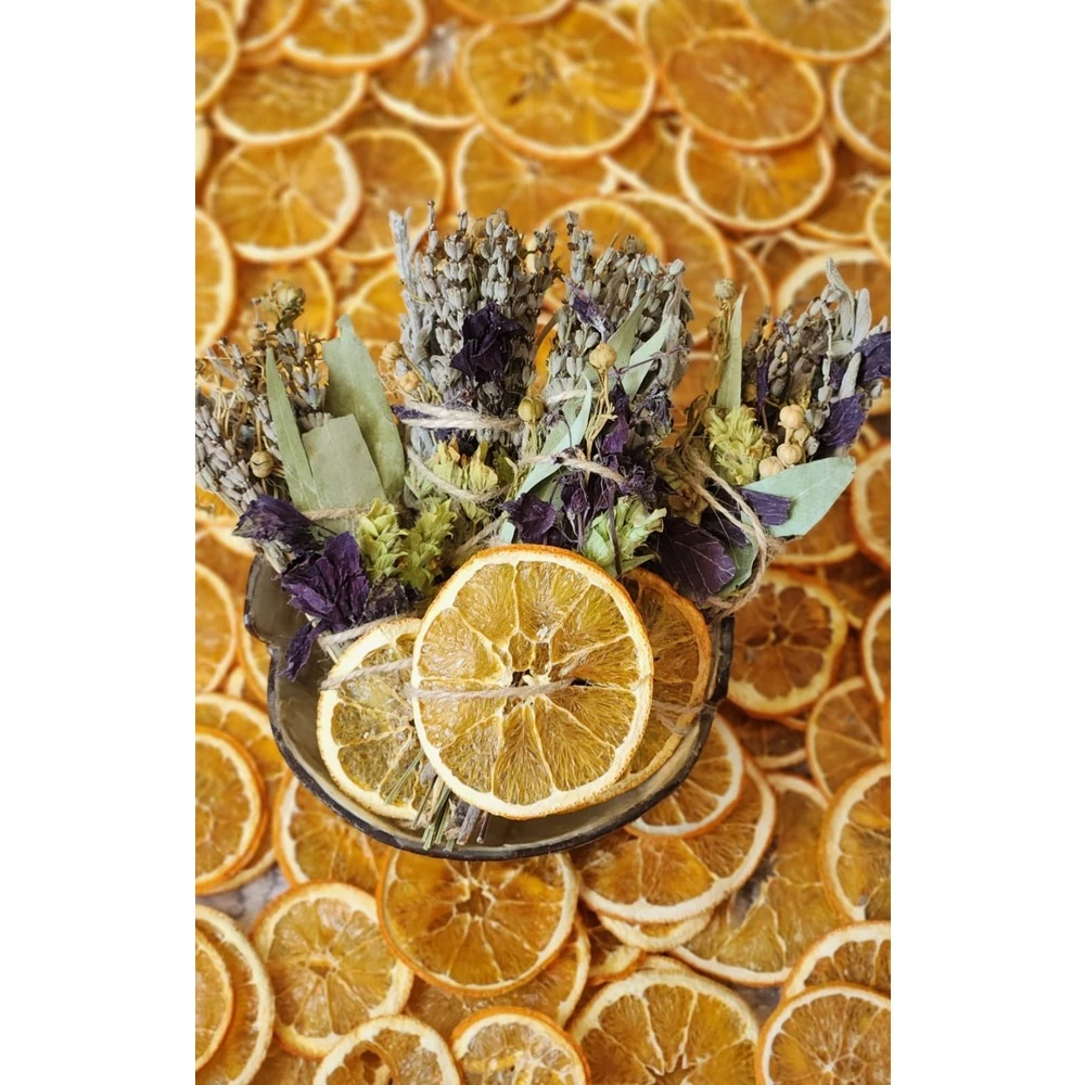 4 lü Paket Aromatik Demet Tütsü- Lavanta, Ada Çayı ve Üzerlik Otu Karışımı