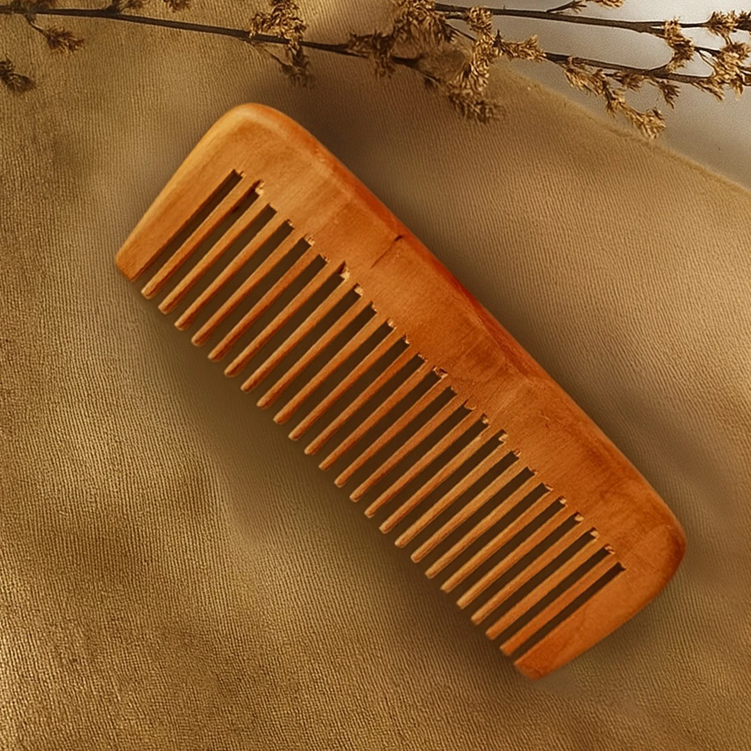 Doğal Tahta Tarak - Antistatik ve Saç Dostu Ahşap Tarak