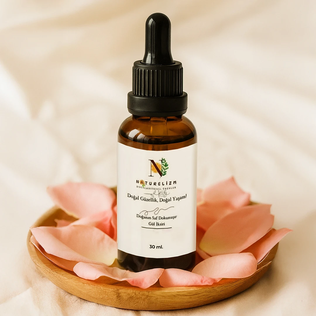 %100 Doğal Tıbbi Maserasyon Gül Yağı – Içilebilir & Cilt Bakımı Için
