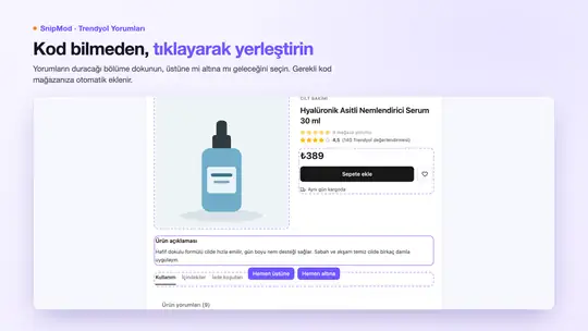 Trendyol Yorumları - SnipMod ekran görüntüsü 5