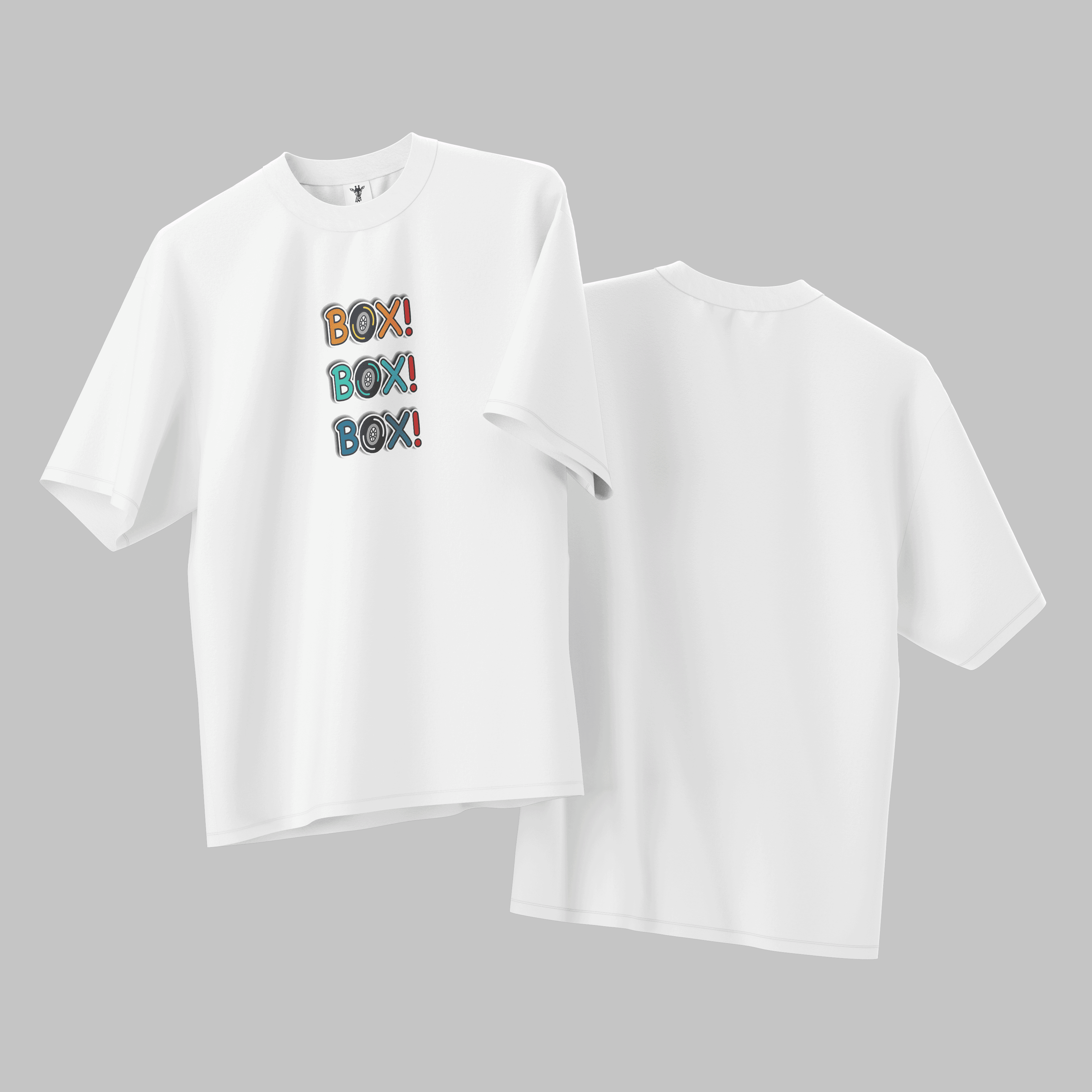 Box Box Box Oversize Tshirt