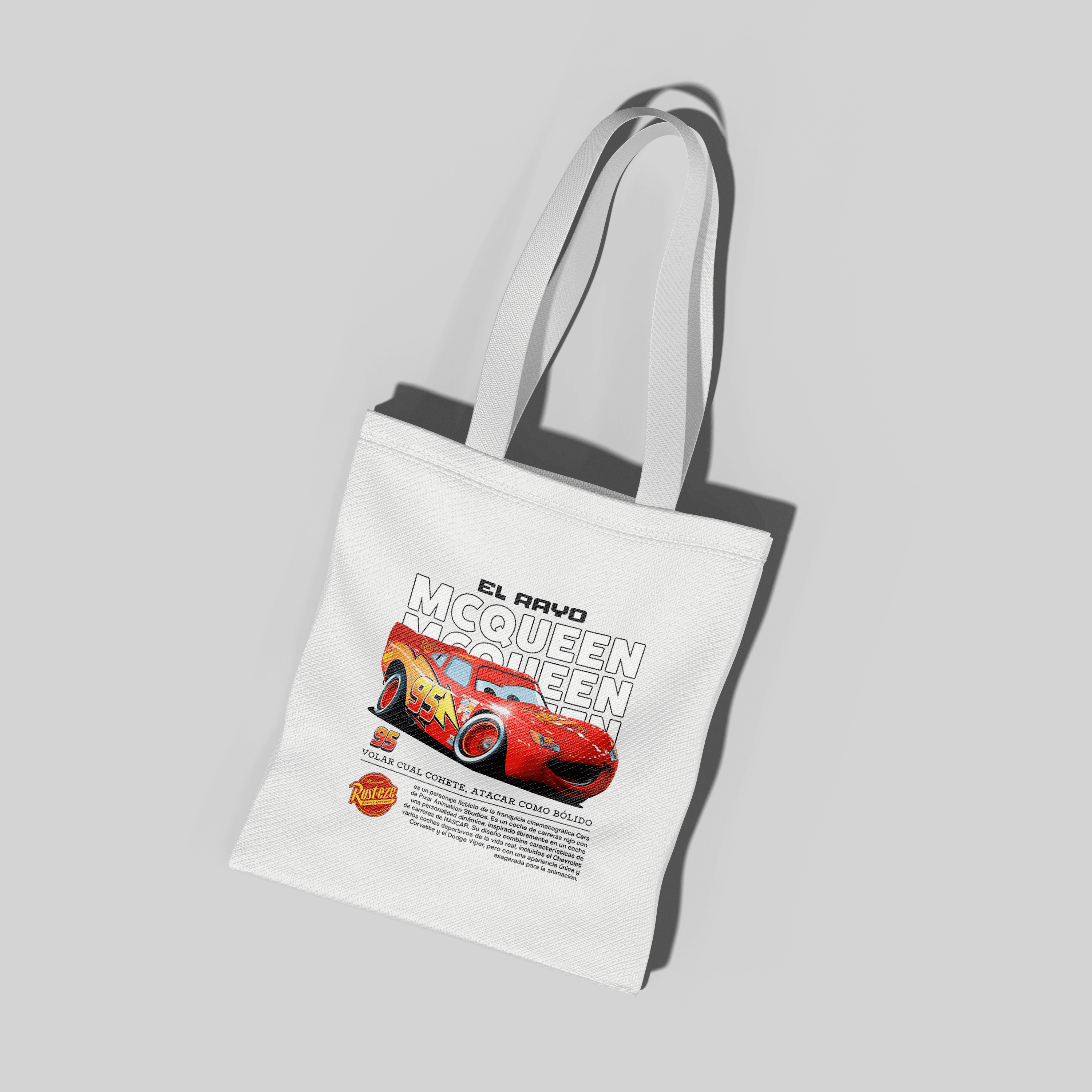 Car's McQueen Tote Bag