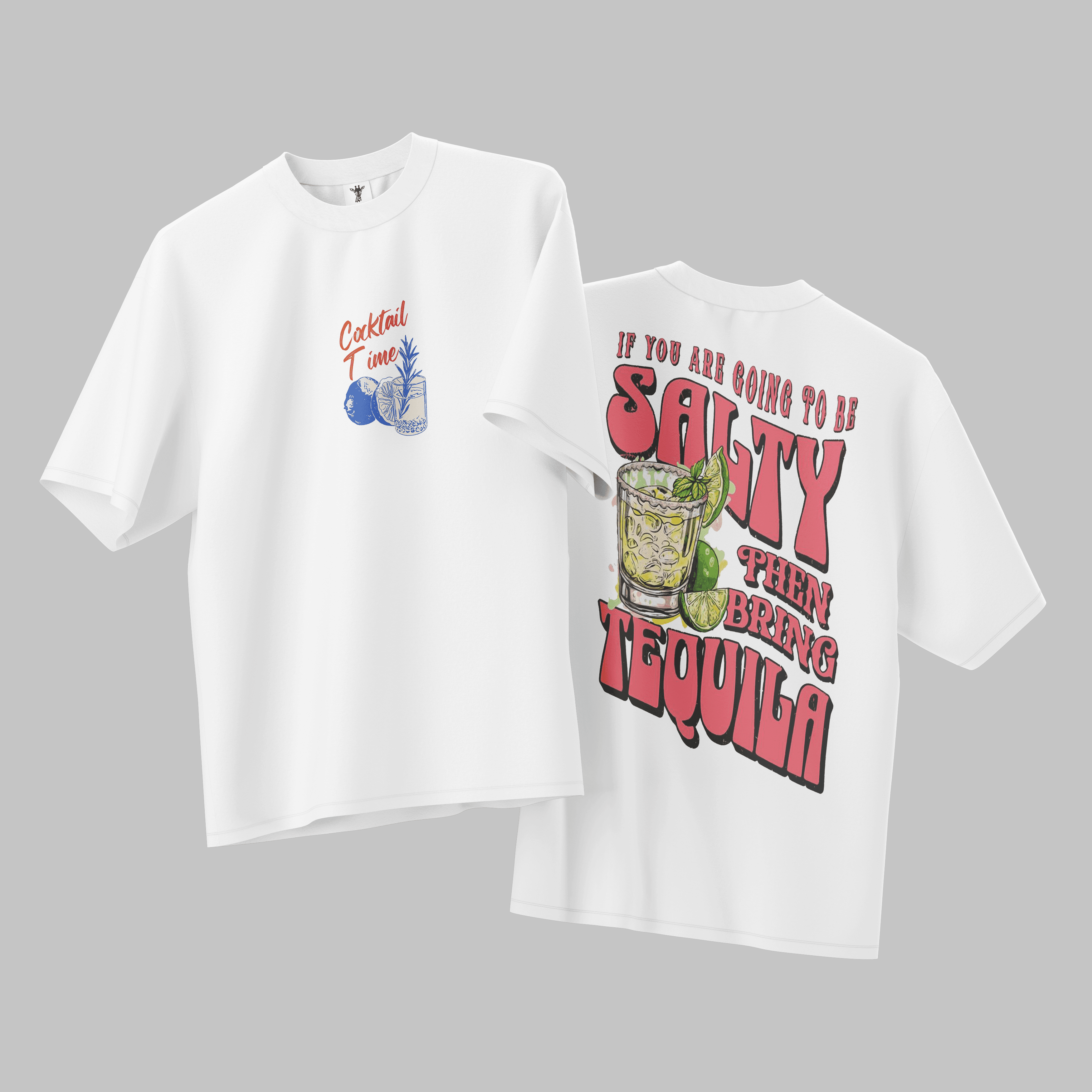 Salty Tequila Oversize T-Shirt