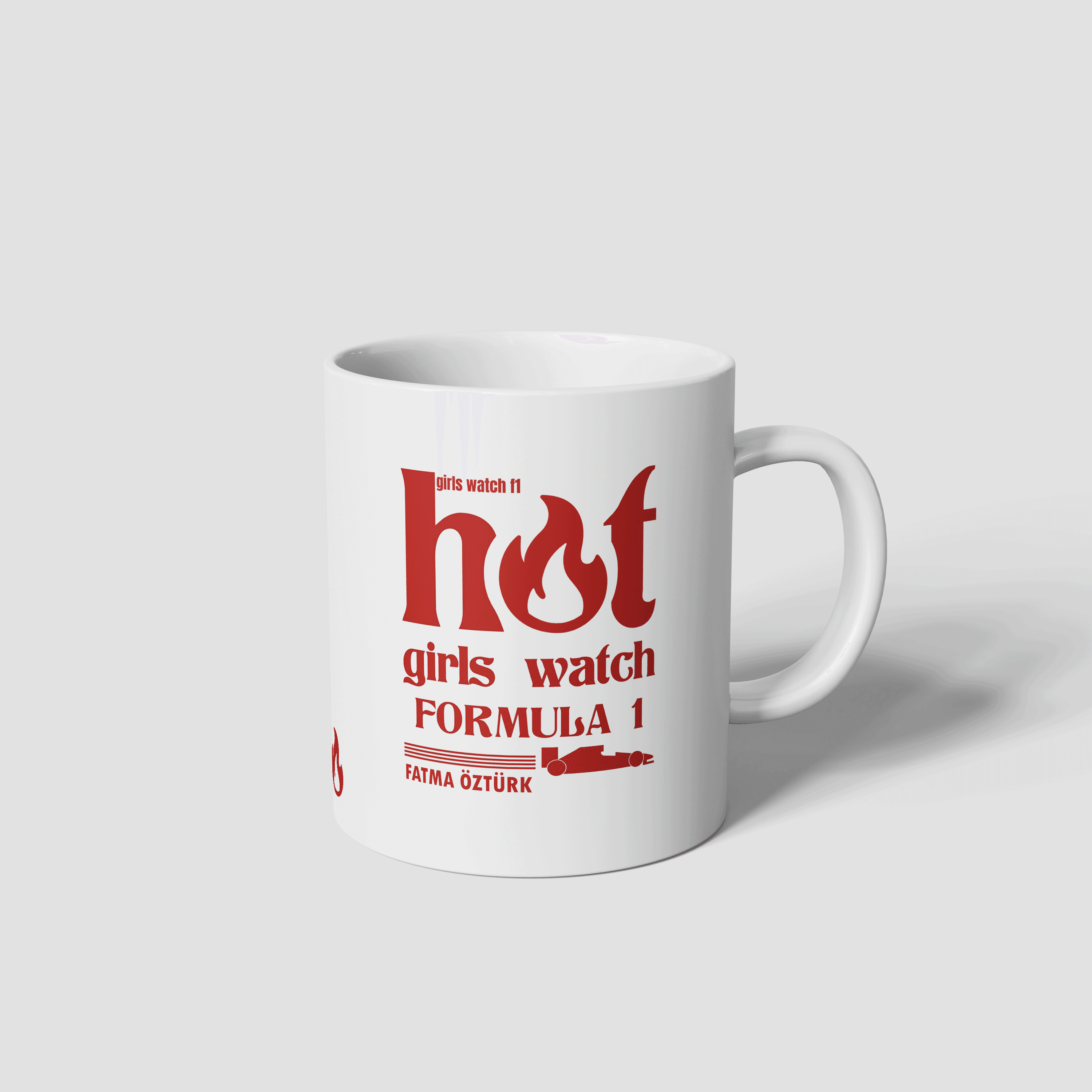 Hot Girls Watch F1 Mug