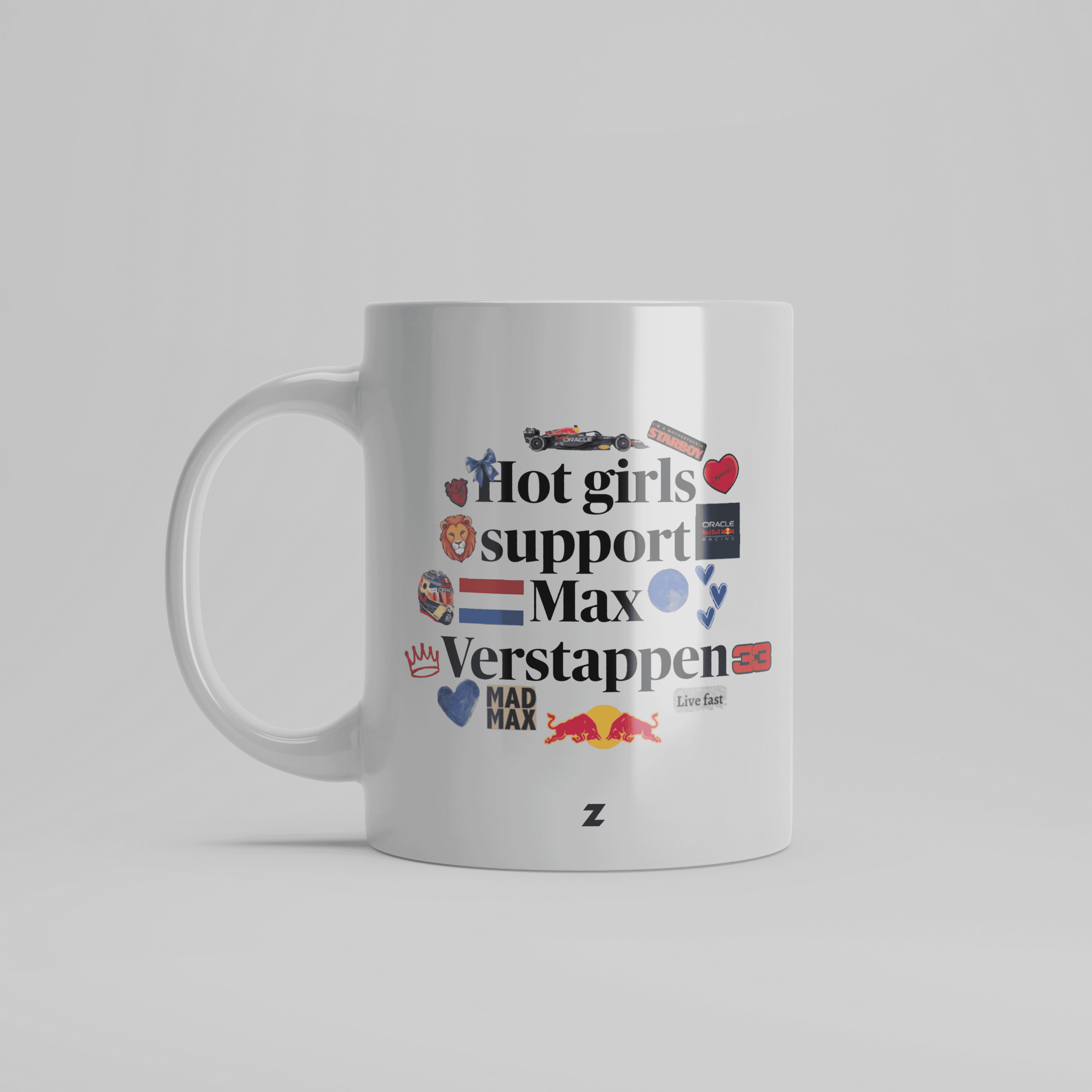 Hot Girls Support Max Verstappen Mug