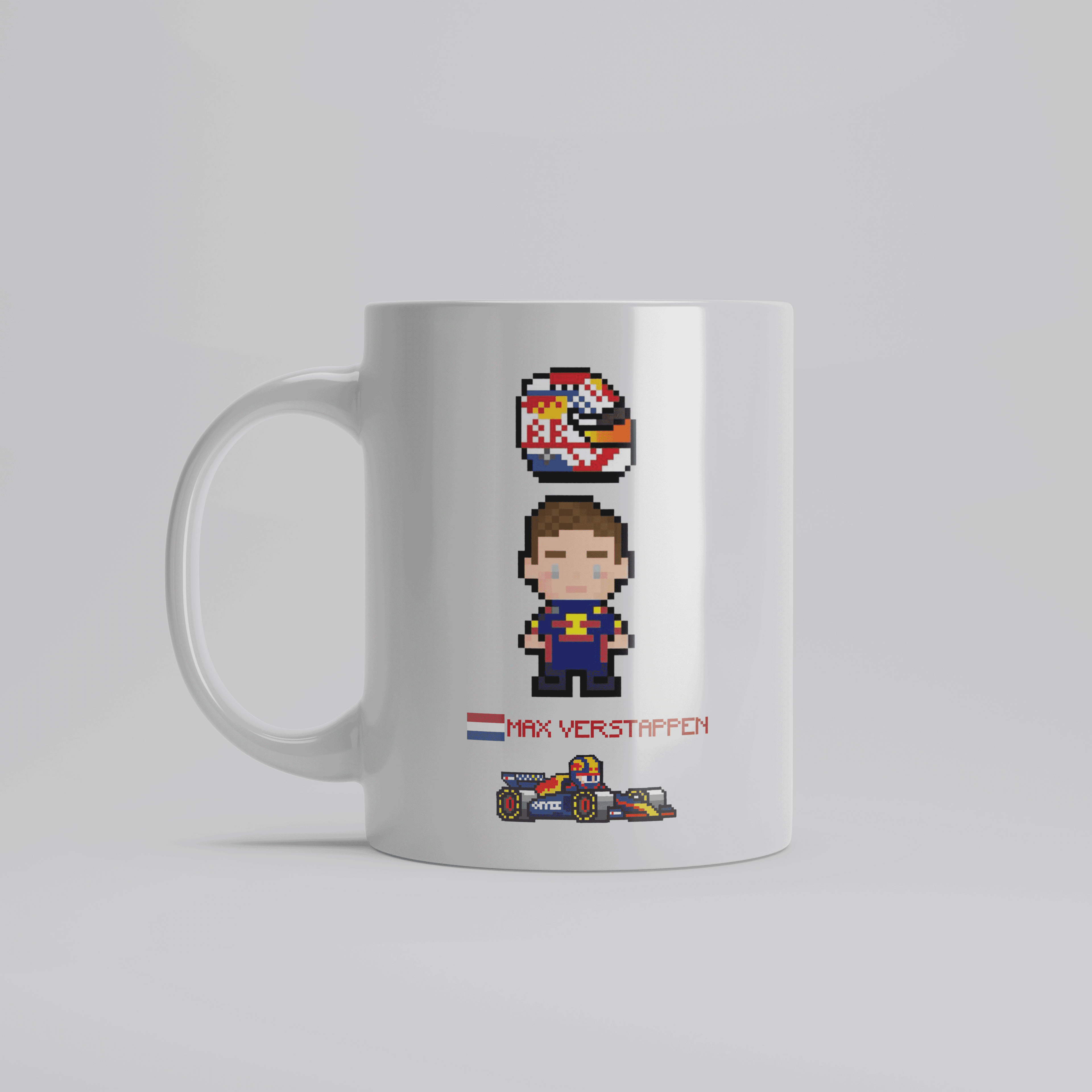 Pixel Max Verstappen Mug