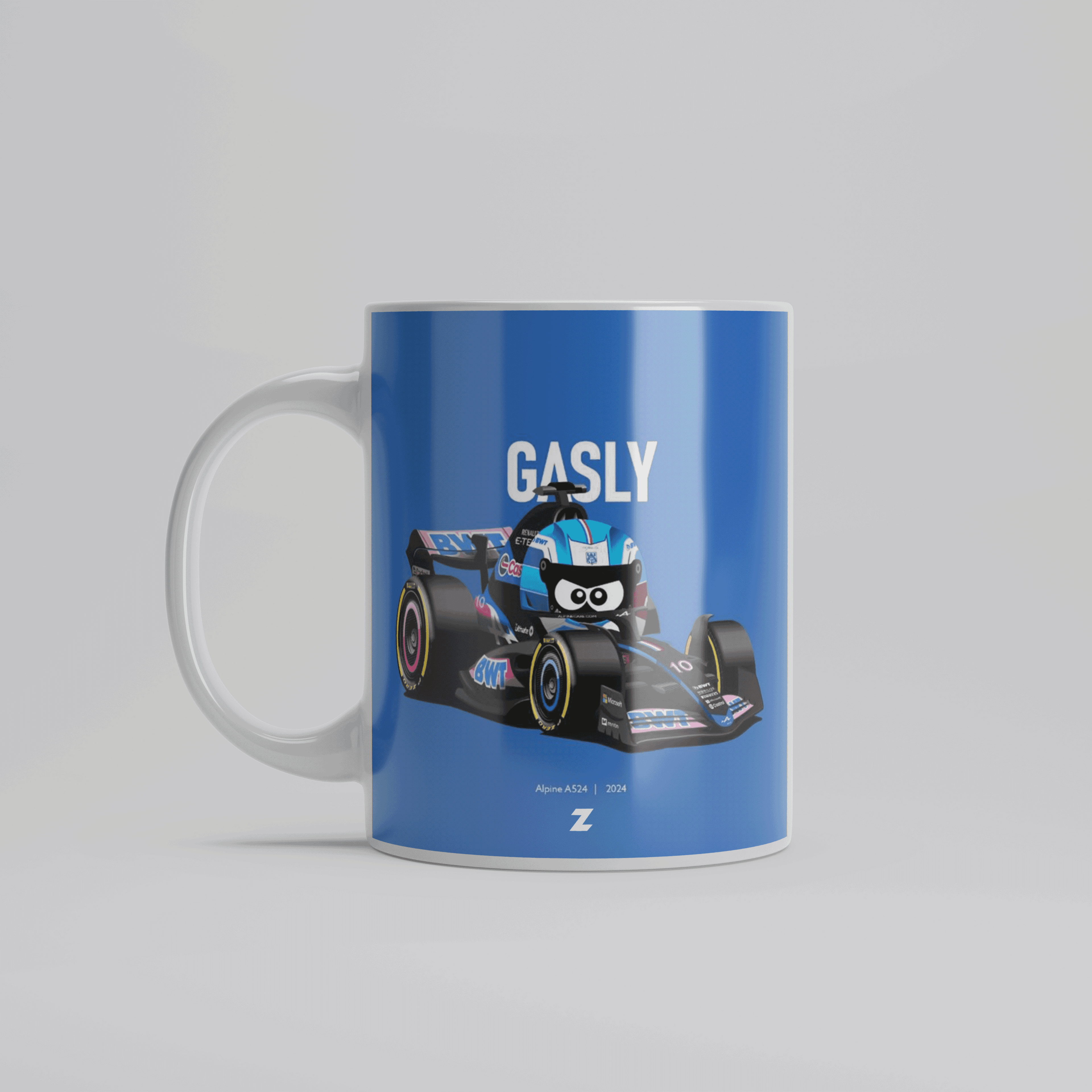 Pierre Gasly Cartoon Mug