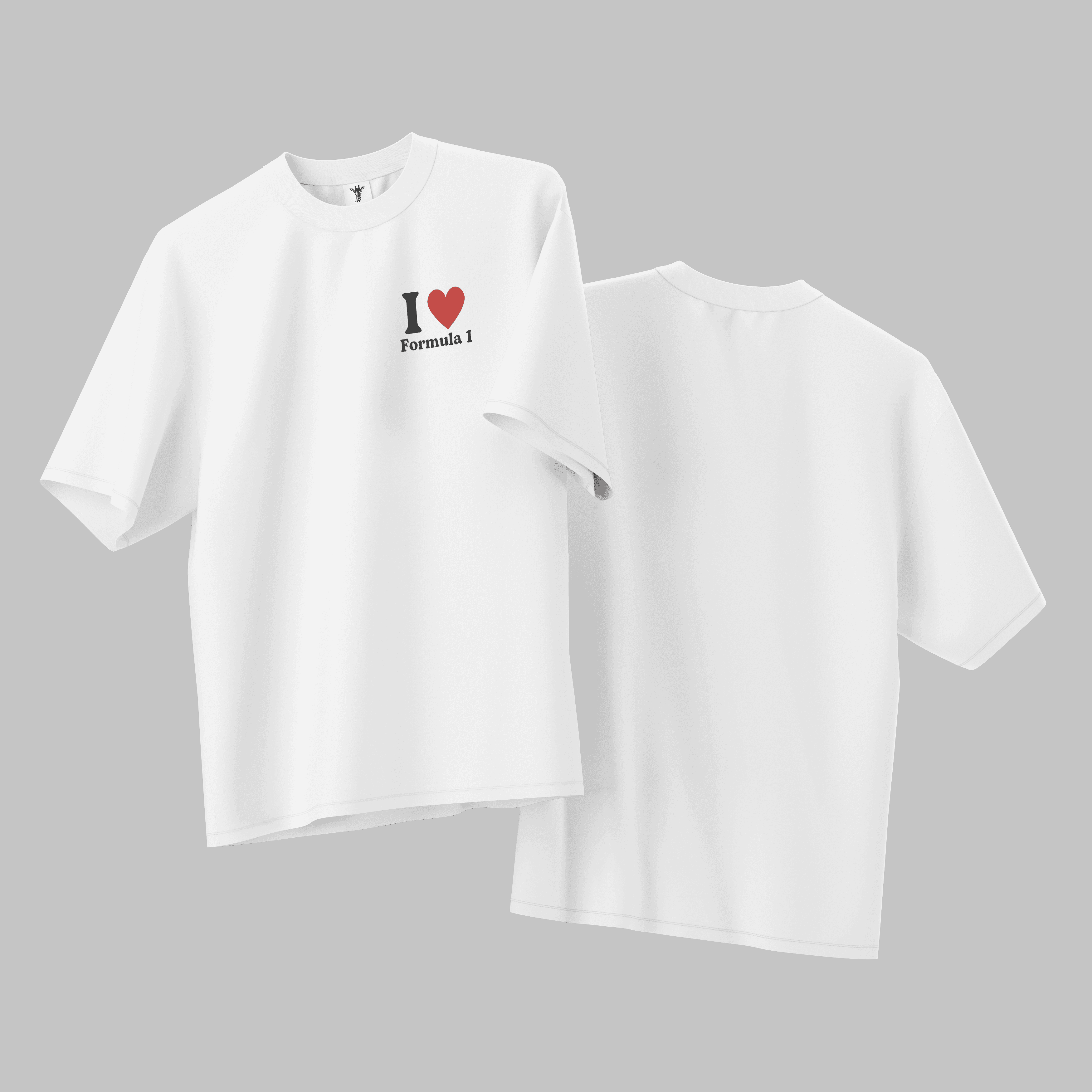 i love F1 Oversize T-Shirt