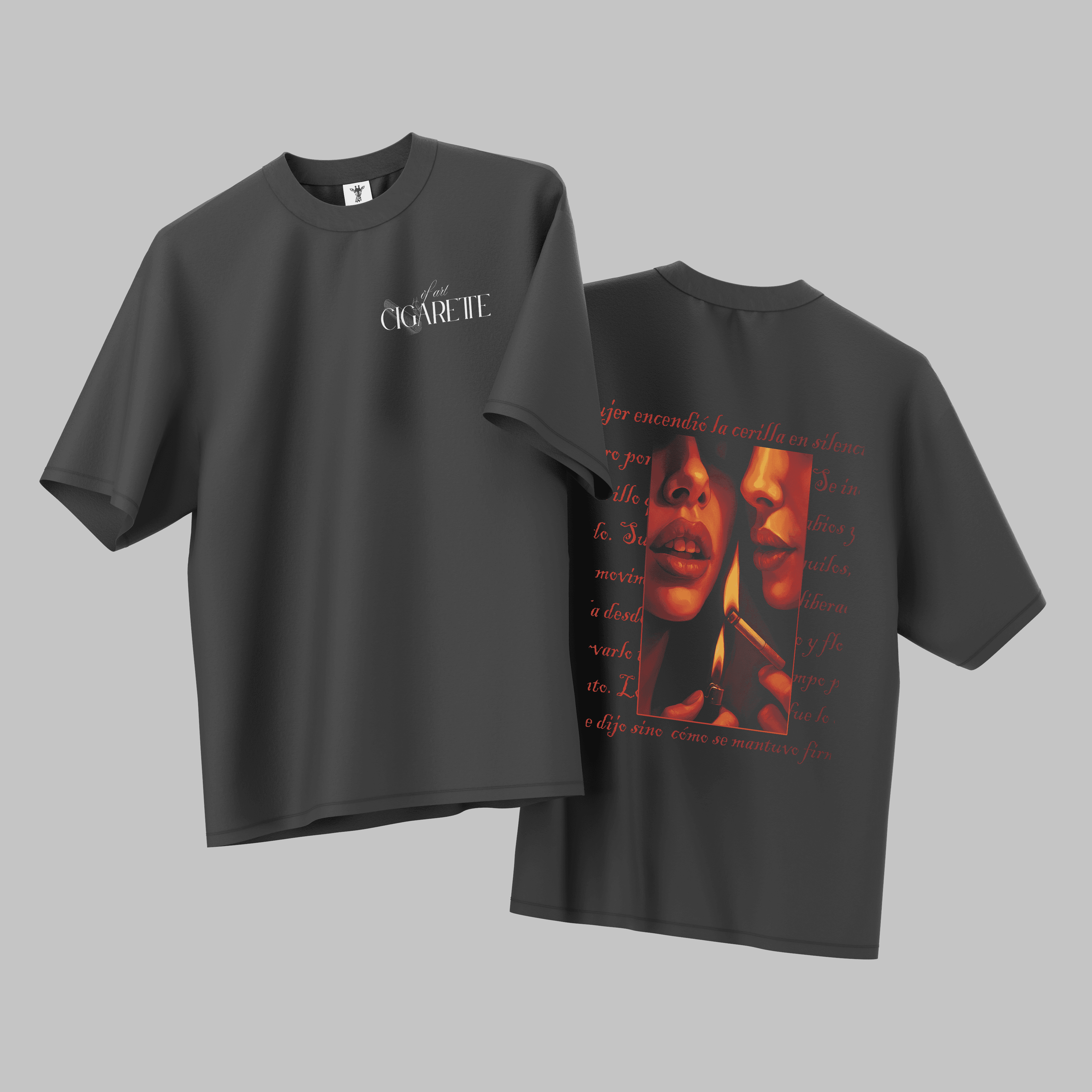 Art Of Cigarette Oversize T-shirt