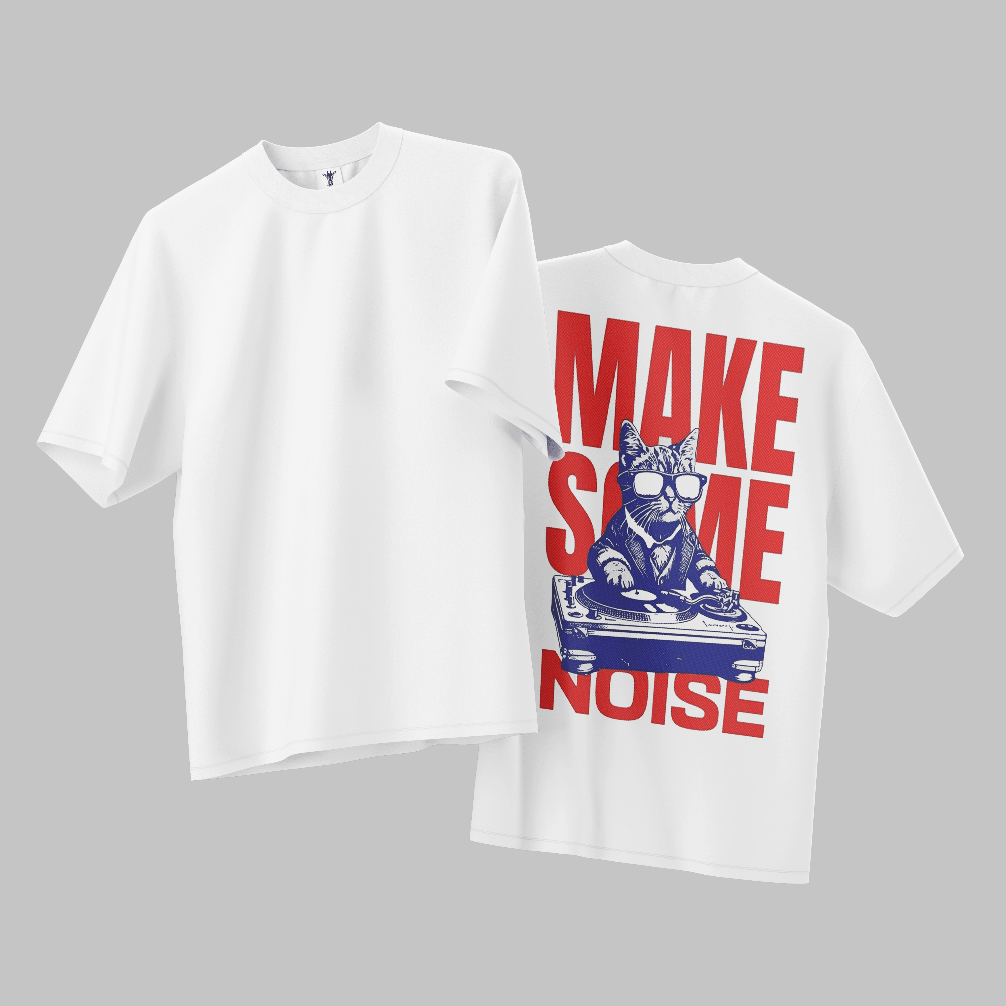 z.c. Make Same Noise Oversize T-Shirt