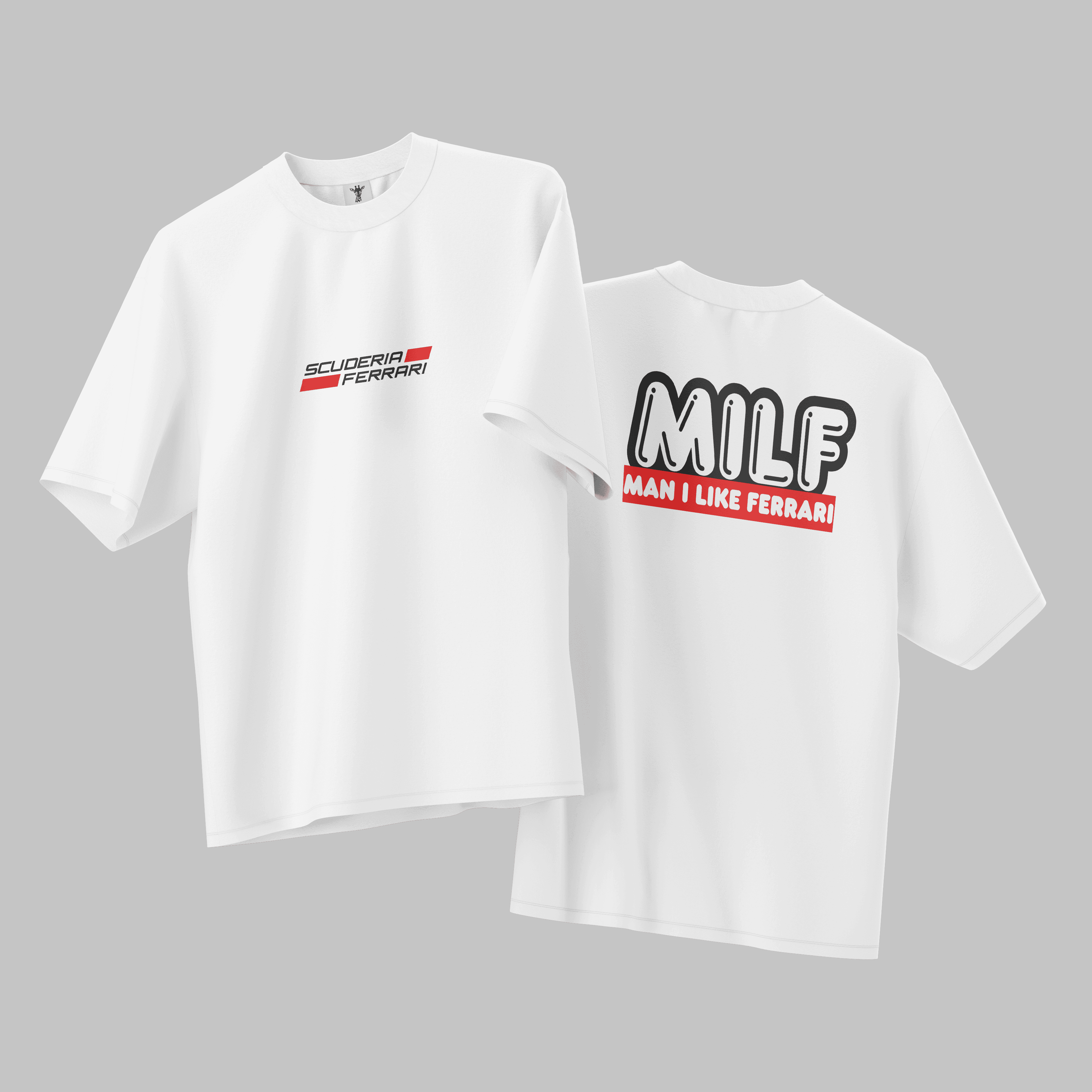 Man I Like Ferrari Oversize T-shirt