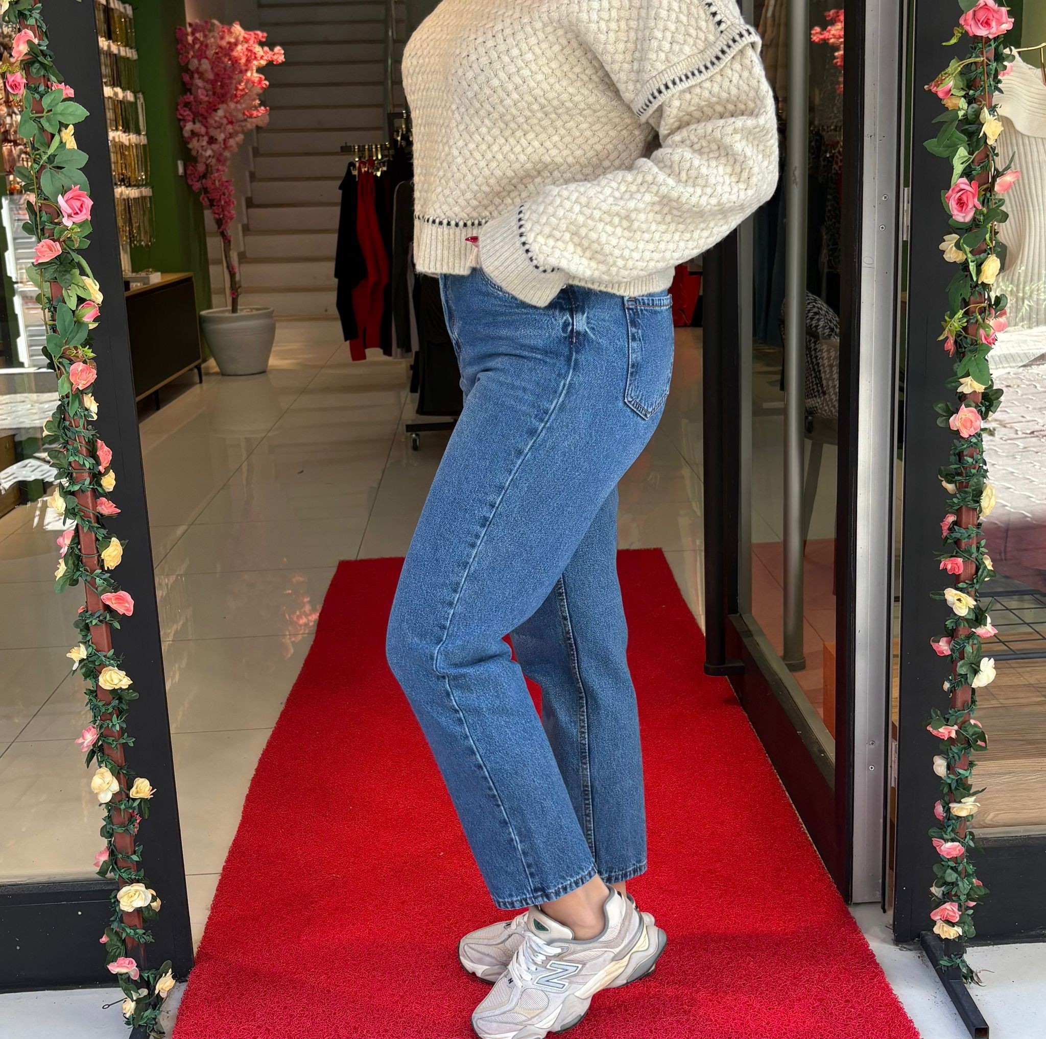 Taş kalıp mom jean